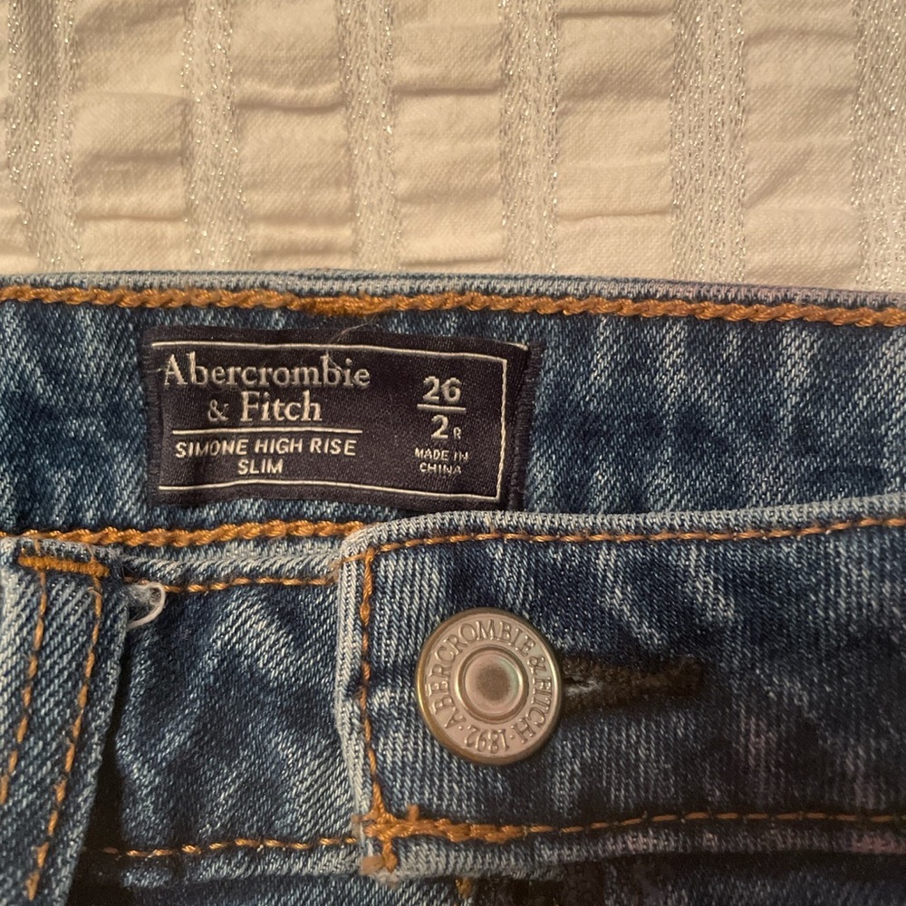 Abercrombie & Fitch high rise slim jeans